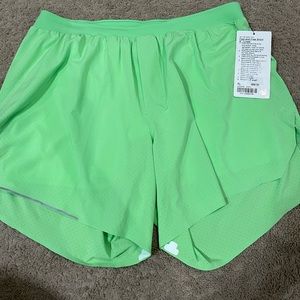 neon green shorts